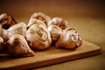 Fermented black garlic 