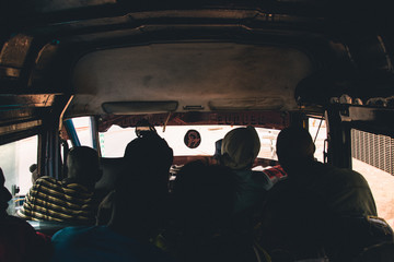 Fototapeta premium public transport in africa