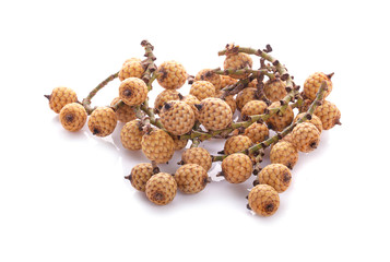rattan fruit on white background