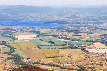 Mountain in Poland. Silesia Beskid near Szczyrk.