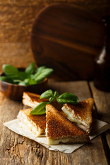 Grilled cheese sandwich