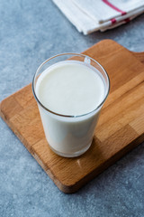 Turkish Drink Ayran or Kefir / Buttermilk made with yogurt.
