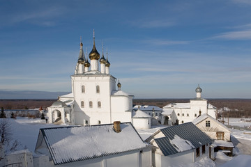 City Gorokhovets winter. Russia.