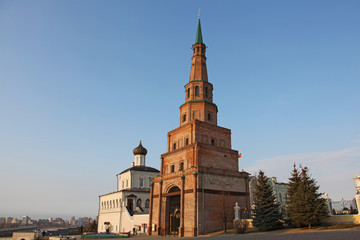 Soyembika Tower in Kazan Kremlin, Tatarstan republic. Russia