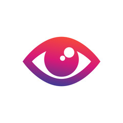 eye icon, ophthalmology, optics logo element