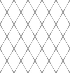 Fototapeta premium Seamless diamonds pattern. Geometric criss-cross lines texture.