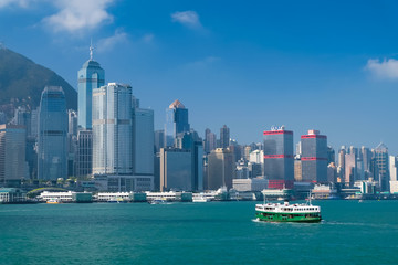 香港 ビクトリアハーバー 上環方面 © 健太 上田