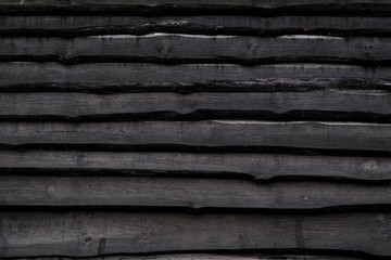 black old wood fence, plank texture, background