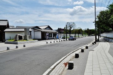 Street view in Mito City, Ibaraki, Japan