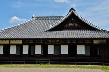 Obraz premium Exterior view of Kodokan, Mito, Ibaraki, Japan
