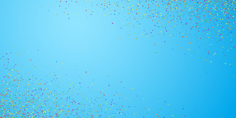 Festive confetti. Celebration stars. Colorful conf