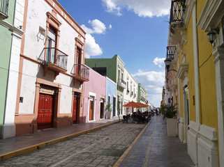 narrow street in old town