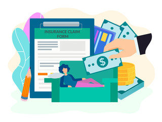 Helping hand for a sick woman concept