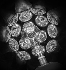 Abstract construction of incandescent lamps