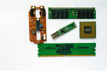 the chip modules of the computer