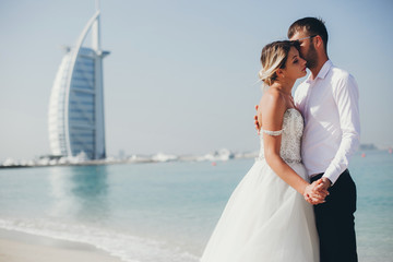 brides near the sea