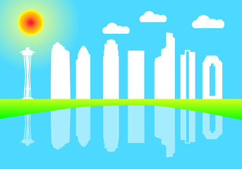 new york city skyline colors