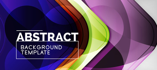 Light effects glossy arrows background