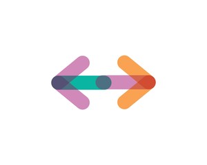 Arrow vector illustration icon Logo Template