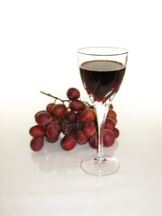 Red grape wine