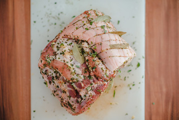 Schweinsbraten vom Grill