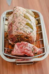 Schweinsbraten vom Grill