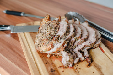 Schweinsbraten vom Grill