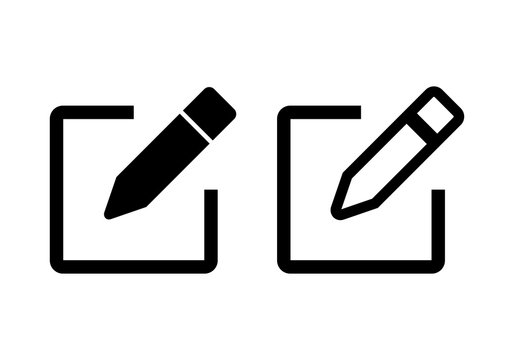 Edit icon vector. Pencil icon. sign up Icon vector