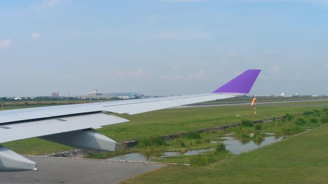 Departure from Suvarnabhumi airport, Bangkok