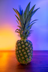 Pineapple on the table Orange & Purple