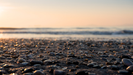 sunset on beach