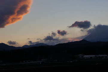 日光の夕暮れ時