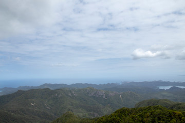 Great Barrier Island:  View of Harbour with Clouds
