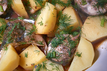 mackerel stew with potatoes