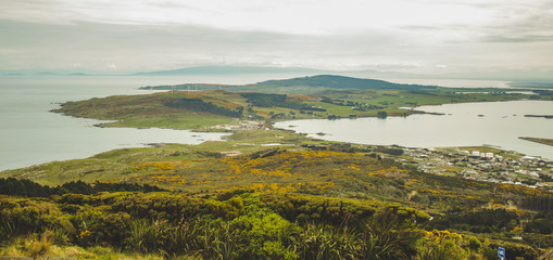Oceanview from Bluff Hill Lookout, Southernmost point in New Zealand