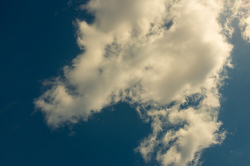 blue sky with white clouds