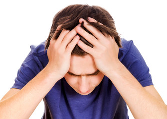 Fototapeta premium Sad Young Man