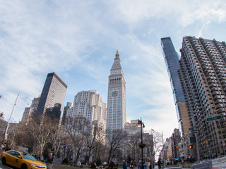 Buildings around Madison Square Park - New York City, USA