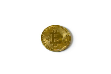 coins cryptocurrency isolated on a white background