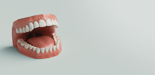 Dental care, 3d rendering