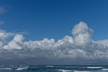 Wolken vor der K&uuml;ste Mallorcas, Spanien