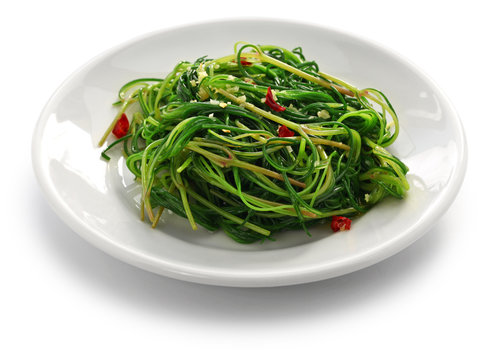 sauteed agretti, italian food