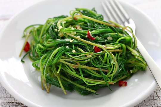 sauteed agretti, italian food