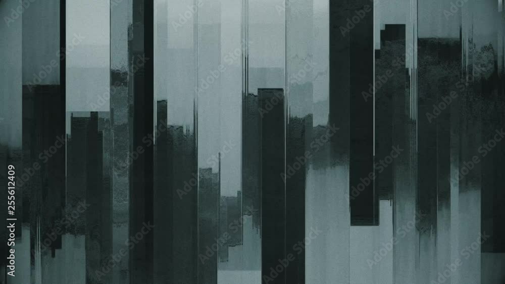 Poster Green Abstract Screen Digital Pixel Sorting Noise Glitch Error Damage Background