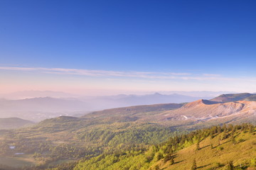 早朝の群馬県芳ヶ平