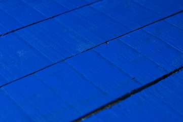 Wooden blue background. Wooden texture, copy space