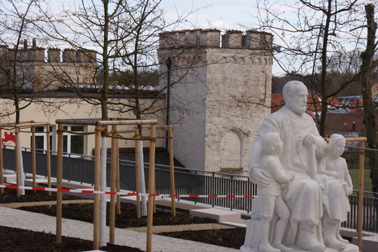 statue schlos weis architektur 