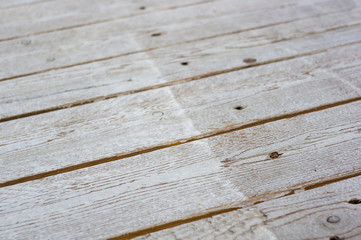 Fototapeta premium texture of the painted shabby wooden flooring made of boards, grunge background