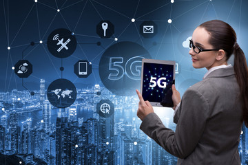 5g concept of internet connection technology