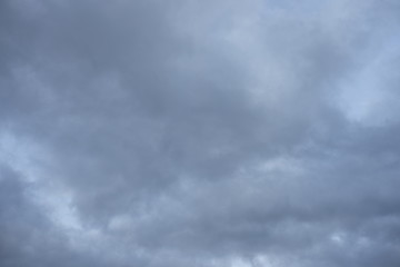 Evening Sky with clouds